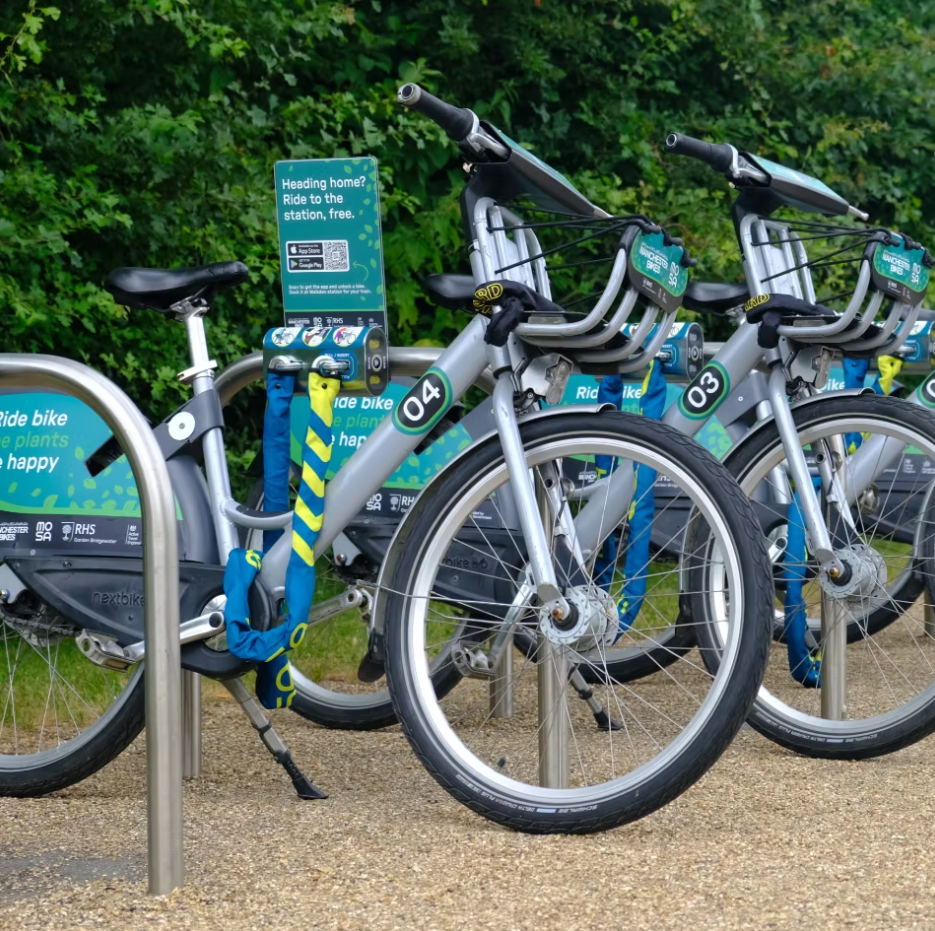 RHS Garden Bridgewater launches free bike-share scheme using refurbished bicycles